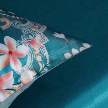 3件套冰丝印花床上用品套件（1张床单+2个枕套），春夏季凉爽冰丝床单