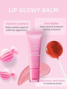 Laneige K-Beauty 10g Lip Glowy Balm Lip Serum, Hydrate, Glossy, Lightweight, Moisturize & Tint With Shea Butter, For Dry Lips, Korean Makeup, Sweet Candy - Sweet Candy - View 4