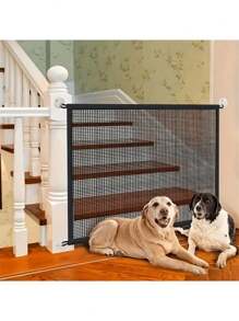 1pc Pet Isolation Fence Balcony Cat Isolation Net Enclosure Indoor Barrier Protection Chick Duck Net, Easy To Install Pet Gate - No Drilling Required - Multicolor - View 9