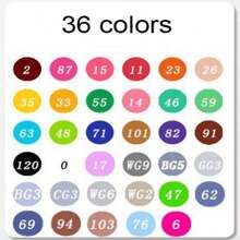 120 Colores Marcadores de doble punta, suministros de arte para estudiantes Marcadores de acuarela, Pinceles de dibujo de arte fino a base de aceite, Bolígrafos para pintar graffiti y bocetos, Lápices de colores de doble punta a base de agua, de vuelta a la escuela