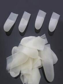 100只一次性指套，乳胶指套，加厚弹力橡胶指套，手指保护，手指卫生，家用指套 - A - 查看 1