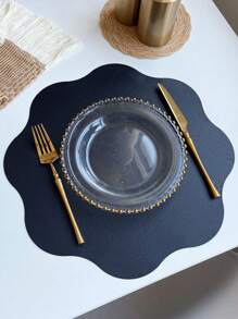 1 pieza/2 piezas Posavasos nórdicos redondos, manteles individuales, accesorios de cocina, manteles individuales para mesa de comedor, resistentes al calor, antiescarcha, manteles individuales occidentales antideslizantes y duraderos, resistentes al calor, lavables e impermeables para mesas de comedor, se pueden usar para decoración de fiestas, banquetes, protección de escritorios, adecuados para cenas a la luz de las velas y reuniones diarias.