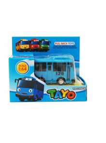 1 件和 4 件迷你校车 - 反弹迷你巴士拼图套装玩具