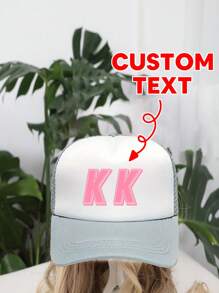 [Customized] 1pc Customizable Baseball Cap With Printed Photo, Logo, Or Text, Unisex Trucker Hat Design, Suitable For Parties, Holidays, Anniversaries - Multicolor - View 21