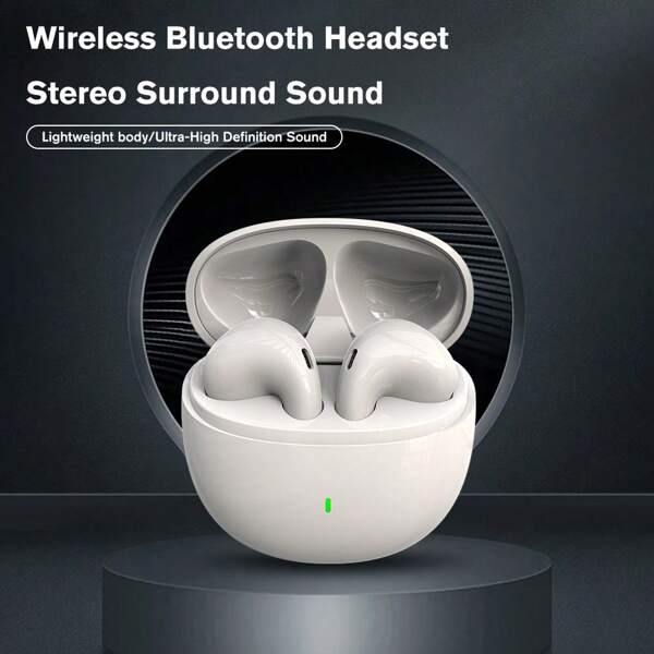 1 pièce Écouteurs intra-auriculaires Bluetooth sans fil, Mini stéréo haute qualité Hi-Fi, appel clair, compatible avec iPhone 16/15/14/13/12/11, S25/S24/S23/S22/S21/S20 Ultra Plus, Série