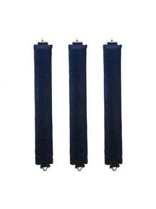 1 pieza /Set de 3 rodillos para el cabello, rodillos rizadores sin calor de satén, diadema rizadora y rizador caliente, elásticos, suaves y duraderos para dormir