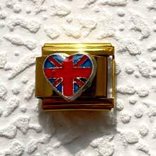 1 Pc New Italian Style Modular Personalized Bracelet Series Gold Base Red Dice Soldier Perfume Series - Gold - View 11