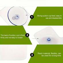 1/2pcs Large Kitchen Sink Guard Splash Cover, Waterproof And Oil-Proof Board With Suction Cups, Easy To Clean - Multicolor - View 8