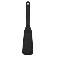 Ensemble de 8 ustensiles de cuisine en silicone pour poêles antiadhésives - Outils de cuisine résistants à la chaleur avec crochets (Noir) - Comprend une spatule, une pelle à égoutter, une cuillère à riz, un passoire, une louche à soupe, des pinces à aliments, une pelle à wok, une pince à nouilles - Ustensiles de cuisine essentiels pour le sauté