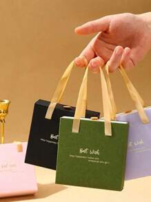 1 件便携式珠宝盒，带抽屉，适用于手镯、戒指、耳环、项链、珠宝收纳盒 - 礼物 - 黑色 - 查看 3