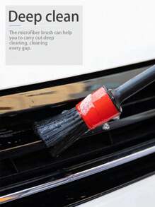 5pcs Car Cleaning Brushes, Including AC Vent Brush, Interior Cleaning Brush, Car Detailing Brush
