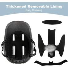 Shinmax Casco Bicicleta,Casco de Bicicleta con Visera extendida & Banda Reflectante Segura, Ligero para Urban Commuter Mountain Road Biker,Ajustable Casco Ciclismo - 1 - Ver 3