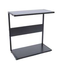 XIANXUS 2-Tier Computer Tower Stand, Under Desk CPU Stand PC Stand W/ Rolling Wheels