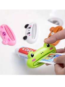 4pcs Colorful Toothpaste Dispenser, Manual Toothpaste Squeezer, Cosmetic Cleanser Squeezer, Multi-Purpose Squeezer