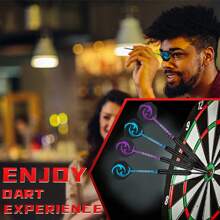 This Cyeelife 24G Brass Barrel Darts Set Includes 3 Steel Tip Darts, 3 Pieces Of Pet Aircraft, 3 Dart Shafts, 1 One Dart Stone And 1 One Darts Box (Zf02) - Red - View 5