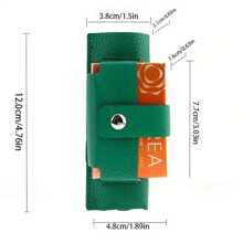 IQOS 4.0 ILUMA I One 兼容保护壳，荔枝纹 PU 皮革，防刮防震盖扣闭合，适用于 IQOS ILUMA One 和 ILUMA I One PVC 材质 - 彩色 - 查看 4