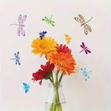 1pc Dragonfly Bee Butterfly Stencil - 11.8 Inch Large Reusable Insect Pattern Drawing Template, Plastic Material For Wall Fabric Canvas Glass Pottery Furniture Home Decor DIY Art Crafts,Back To School,School Supplies - White - View 6