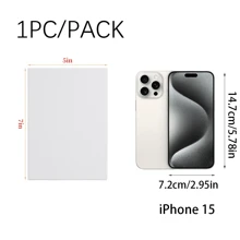 6 tấm vải canvas hình chữ nhật màu trơn, tấm vải canvas đa năng đơn giản để vẽ, trở lại trường, đồ dùng học tập - trắng - Xem 14