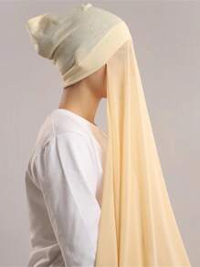 1pc Instant Jersey Hijab With Undercap Set - Silky Soft, Breathable Fabric Headscarf And Underscarf Combo, Suitable For Daily Wear, Holidays, Prayer, Mosque Visits