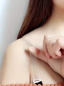 1/3/5 Pairs Transparent Adjustable Shoulder Straps, TPU Bra Straps, Women Underwear & Bra Accessories Summer Cooling, Beach, Travel - Bra Straps - View 4