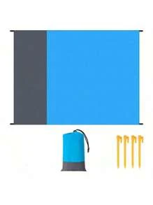 1 covoraș de plajă personalizat, potrivit pentru plaje, activități în aer liber, camping și călătorii ca partener de plajă esențial, permițându-vă să vă bucurați de o plajă fără haos și să vă lăsați cu amintiri frumoase - Multicolor - Vizualizare 4