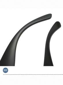 未来主义赛博朋克Y2K银色千年个性化时尚眼镜，男女通用 - 灰色 - 查看 10