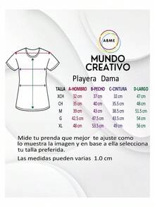 Playera Mujer Flores Primavera - Blanco - Ver 3