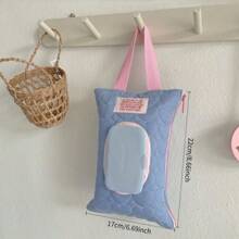 Korean Style Macaron Color Car Tissue Box, Waterproof Paper Towel Cover, Cute Pet Stroller Wet Wipes Hanging Bag,Tissue Box Holder,Napkin Holder,Festival Family Gathering,Kitchen Dining Table Decor For Home Kitchen Bedroom Living Room Dining Room, Home Decoration Accessories, Decorative Box,Women Wedding Gift,Summer Travel Holiday Festival Must-Have