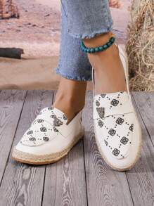 New Style Low-Top Round Toe Slip-On Flats, Versatile Minimalist Round Toe Loafers Casual Shoes