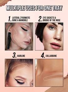 MISSLYN- 8 Pcs Shades Of Nude Makeup Set, Shades Of Nude Eyeshadow Palette, FIX IT! FIXING SPRAY, TRIO BROW Hi-Hy Trio Eyebrow Powder, 3-Color Eyebrow Powder,,Strobing Blush Powder, Blush,Volume & Lift Brow Mascara WaterproofCHOCOLATE EYE LINER LONG-LASTING, Creamy, Ultra-Pigmented & Waterproof Shaping Queen Bronzing Powder Moka Magic Foundation - #8 CHIẾC - Xem 5