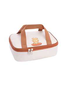 Cartoon Handy Portable Cooler Bag, Thickened Aluminum Foil Student Lunch Box Bag, Camping Meal Box - Multicolor - View 6