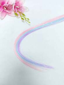 1pc Pink Purple Butterfly Style Ombre Hair Clip, Suitable For Daily Wear And Festivals