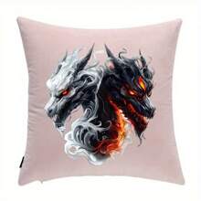 1/2/4pcs Shiny Heat Transfer Stickers With Evil Dragon Patterns, Washable And Iron-On Decals, Suitable For Raincoats, DIY Crafts - "With God All Things Are Possible" Theme, All-Season Applicable, Handmade Materials