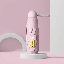 1pc Mini Foldable Umbrella UV Protection Mini Sun Umbrella Dual Use Portable Box To Store Sunshade Umbrella Mini Umbrella