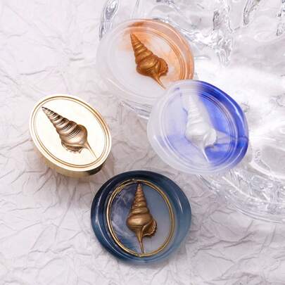 Beach Shell Series Wax Seal Stamps - Suitable For Envelopes, Wedding Invitations, Party Invitations, Gift Packaging, Cards, Scrapbooking, DIY Handicrafts And Sealing Wax