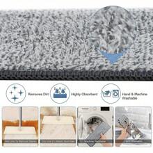 Mop And Bucket Set, With 3 Replacement Machine Washable Microfibre Mop Pads 360° Flat Squeeze Microfiber Mop And Bucket - With 3pcs Microfiber Pads - View 7