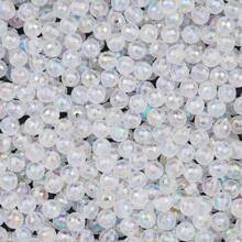 100pcs 8mm Mixed Color AB Faceted Round Acrylic Beads, For Jewelry Making DIY Bracelets Necklaces Phone Charms Crafts