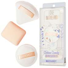 3Pcs Powder Puff, Triangle+Square+Round Dual Use Powder Puff, Soft Velvet Powder Puff For Flawless Makeup Finish, Powder Puffs For Pressed Powder