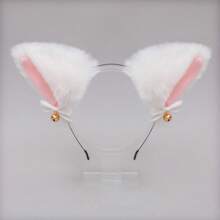 1pc Cat Ear Headband With Bow For Cosplay - Multicolor - View 12