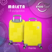 Maleta de mano 18 pulgadas Sin documentar Llantas 360 maleta carry on