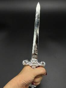 1pc Prop Replica Plastic Toy Sword For Stage Performance, Knight Sword, Caribbean Pirates Costume Accessory Halloween - Multicolor - View 11