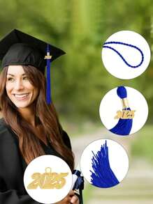 1pc Graduation Tassel For Bachelor/Master Degree Graduation Ceremony Cap, Academic Tassel Ornament