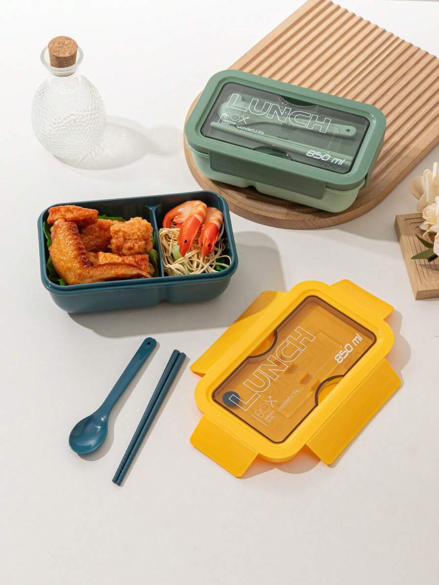 2025 新款微波炉安全塑料食品容器，无交叉污染便当盒，日式午餐盒，适合学生和上班族