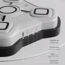 Premium 5-Light Smart Music Boxing Machine With Solid Body And High-Grade PU Material, Anti-Impact And Wear-Resistant - Light Grey - View 7