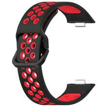 Dây đeo silicon tương thích với Watch Fit 3 Phụ kiện dây đeo Sprot Vỏ đai thoáng khí Vòng đeo tay tương thích với Watch Fit3 Band - Huawei Fit3 - Xem 13