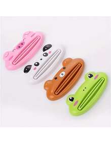 4pcs Colorful Toothpaste Dispenser, Manual Toothpaste Squeezer, Cosmetic Cleanser Squeezer, Multi-Purpose Squeezer