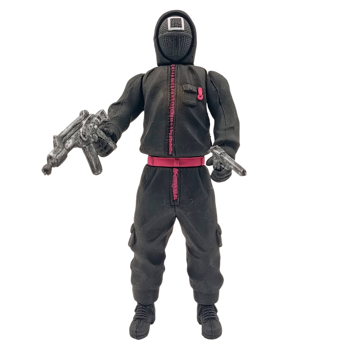 Figura Juego Del Calamar Alguacil Jefe Negro 24 Cm Luz - Negro - Ver 1