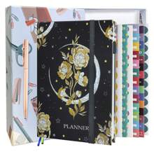 1 份 2025 计划表：2025 年月度、每周和每日计划表，用于规划您的成功 - A5 尺寸精装随时开始并实现您的目标