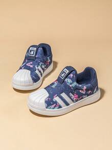 Annil Children's Shoes Boys Girls Shell Head Board Shoes Sneakers Shoes Spring - Blue - View 9