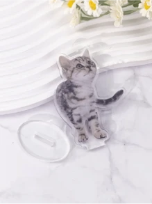 1pc Custom Acrylic Stand - Personalized Pet Standee, Custom Dog & Cat Photo Stands, Family Photo CutOuts, Unique Home Decor, Stocking Stuffers, Perfect Gift For Pet Lovers, Family, And Friends, Reusable,Multi-Functional,Ornamental,Stylish,Exquisite,High-Quality,Cute,Custom,Personalized,Unique,Ideal Gifts For Him,Ideal Gifts For Her,Her,Boyfriend,Girlfriend,Dad,Mom,Family,Friends,Son,Daughter,School Students,Workers,Kids,Office,Tea Room,School,Home,Customized Crafts,Home Refresh
